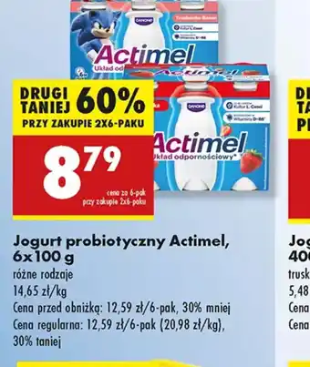 Biedronka Jogurt probiotyczny Actimel oferta