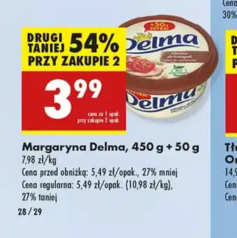 Biedronka Margaryna Delma oferta