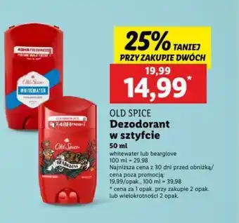 Lidl Old Spice Deodorant w sztyfcie oferta