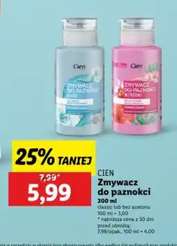 Lidl Zmywacz do paznokci Cien oferta