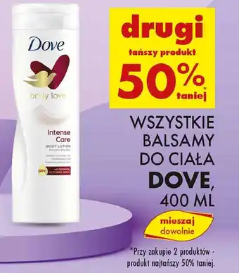 Biedronka Balsam do ciała intense care Dove Body Love oferta