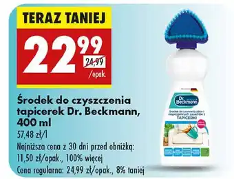 Biedronka Środek czyszcząco-odplamiający do dywanów i tapicerek Dr. Beckmann oferta