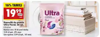Biedronka Kapsułki do prania uniwersalne floral Ultra oferta