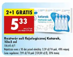 Biedronka Sól fizjologiczna Katarek oferta