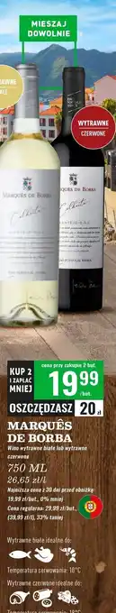 Biedronka Wino Marques De Borba Alentejo oferta