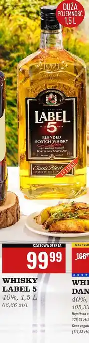 Biedronka Whisky Label 5 oferta
