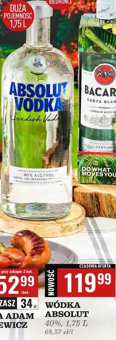 Biedronka Wódka Absolut Vodka oferta