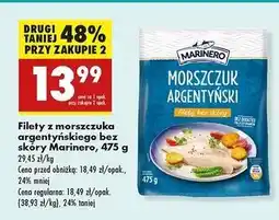 Biedronka Morszczuk argentyński filety bez skóry Marinero oferta