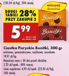 Biedronka Ciastka paryskie morelowe Bonitki oferta