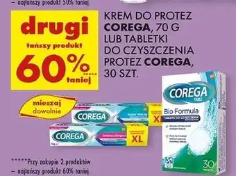 Biedronka Tabletki do czyszczenia protez Corega Tabs oferta