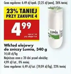 Biedronka Wkład olejowy do zniczy 120 Lumia oferta