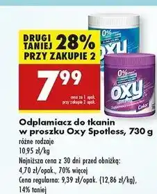 Biedronka Odplamiacz w proszku color Oxy Spotless oferta
