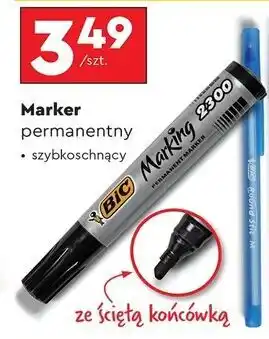 Biedronka Marker permanentny eco 2300 czarny Bic Marking oferta