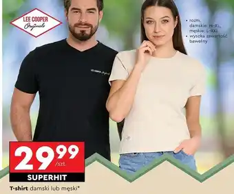 Biedronka T-shirt damski m-xl Lee Cooper oferta