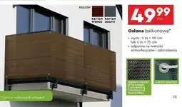 Biedronka Osłona balkonowa 6 x 0.75 m oferta