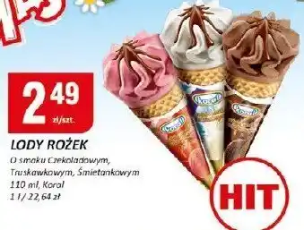 Chorten Lody rożek czekoladowy Koral oferta