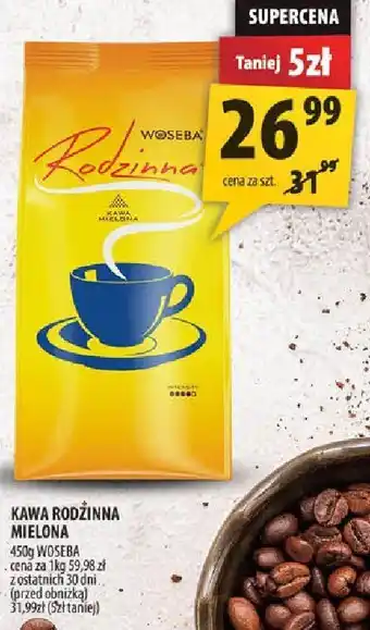 Arhelan Kawa Rodzinna mielona 500g Woseba oferta