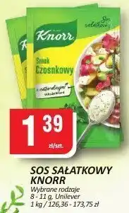 Chorten Sos sałatkowy Knorr smak czosnkowy 11g oferta