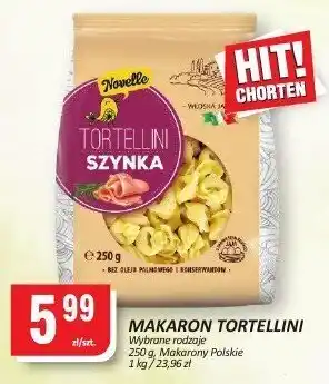 Chorten Makaron tortellini szynka Makarony Polskie oferta
