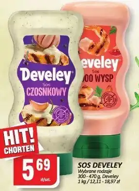 Chorten Sos czosnkowy Develey 300g oferta