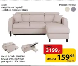 Black Red White Narożnik oferta