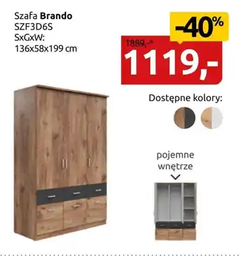 Black Red White Szafa oferta