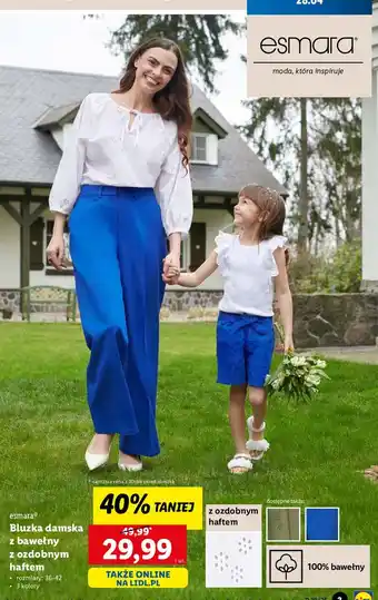 Lidl Bluzka damska Esmara oferta