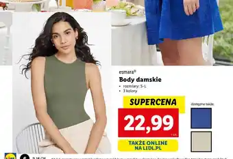 Lidl Body damskie s-l Esmara oferta