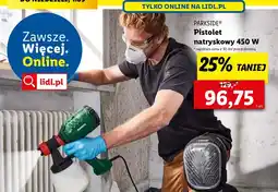Lidl Pistolet natryskowy do malowania 450 w Parkside oferta