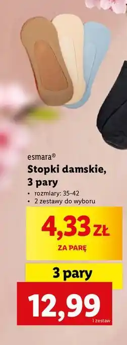Lidl Stopki damskie 35-42 Esmara oferta