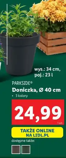 Lidl Doniczka 40 cm Parkside oferta