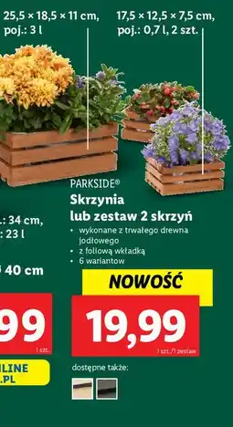 Lidl Skrzynia 17.5 x 12.5 7.5 cm Parkside oferta