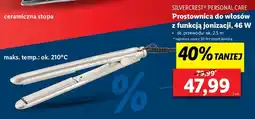 Lidl Prostownica do włosów z jonizacją Silvercrest oferta