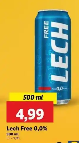 Lidl Piwo Lech Free oferta