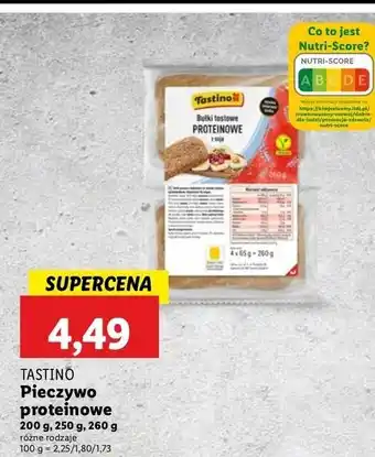 Lidl Bułki tostowe Tastino oferta