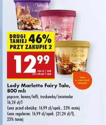 Biedronka Lody Marletto Fairy Tale oferta