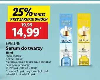 Lidl Serum na przebarwienia Eveline Superduet oferta