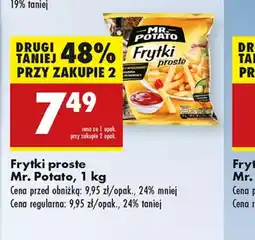 Biedronka Frytki proste Mr. Potato oferta