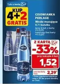 Kaufland Woda musująca Cisowianka Perlage oferta