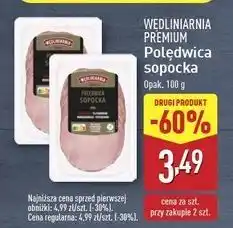 ALDI Polędwica sopocka Wędliniarnia Premium oferta