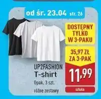 ALDI T-shirt damski z bawełną bio m-xl Up2Fashion oferta
