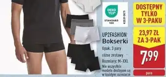 ALDI Bokserki męskie m-xxl Up2Fashion oferta