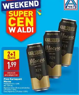 ALDI Piwo Karlsquell Mocne oferta