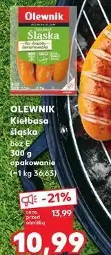 Kaufland Kiełabsa śląska Olewnik oferta