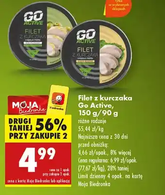 Biedronka Filet z kurczaka Go Active oferta