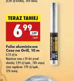 Biedronka Folia aluminiowa Czas na Grill oferta