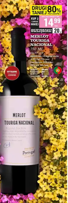 Biedronka Wino wytrawne Merlot oferta