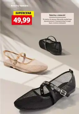 Lidl Baleriny damskie Loft37 oferta