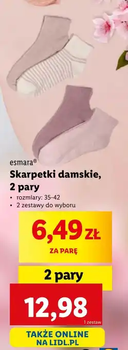 Lidl Skarpetki damskie Esmara oferta