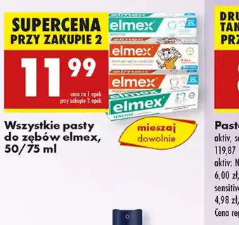 Biedronka Wszystkie pasty do zębów Elmex oferta